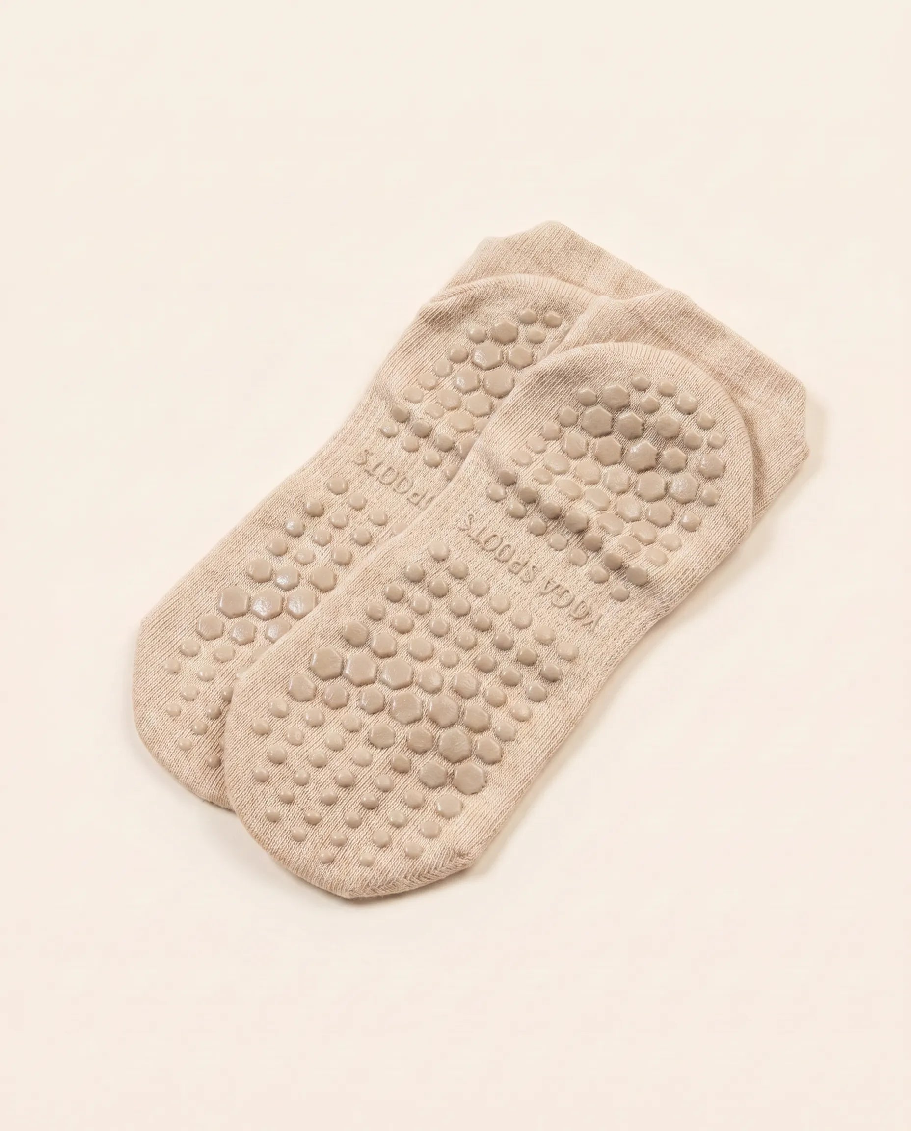 Numan Women's Non-slip Pilates Socks - Beige