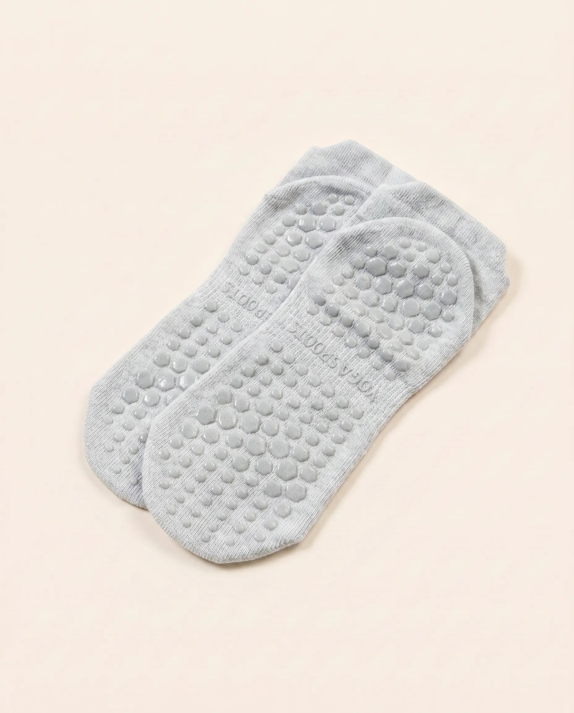 Numan Women's Non-slip Pilates Socks - Light Gray