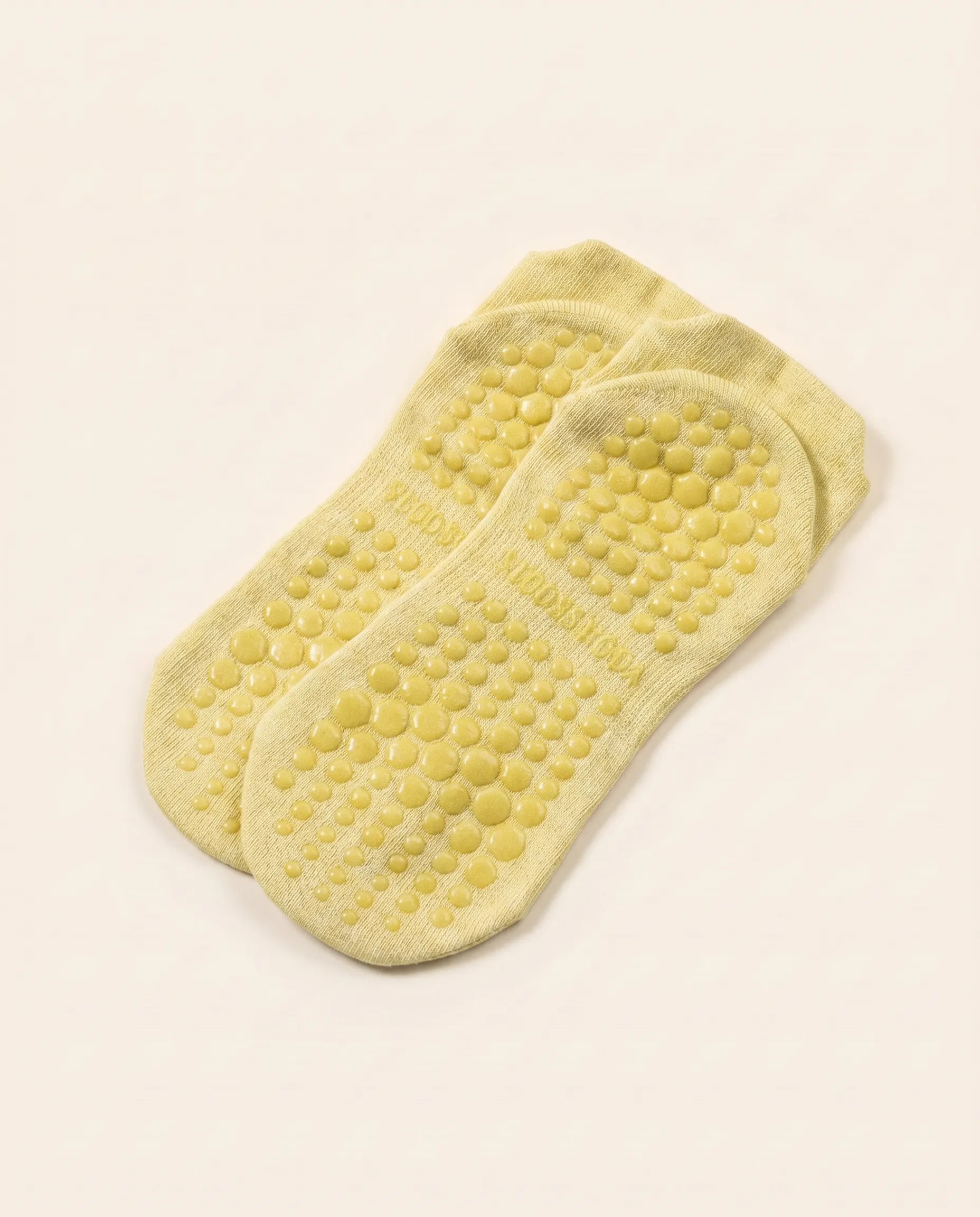 Numan Women's Non-slip Pilates Socks - Light Yellow